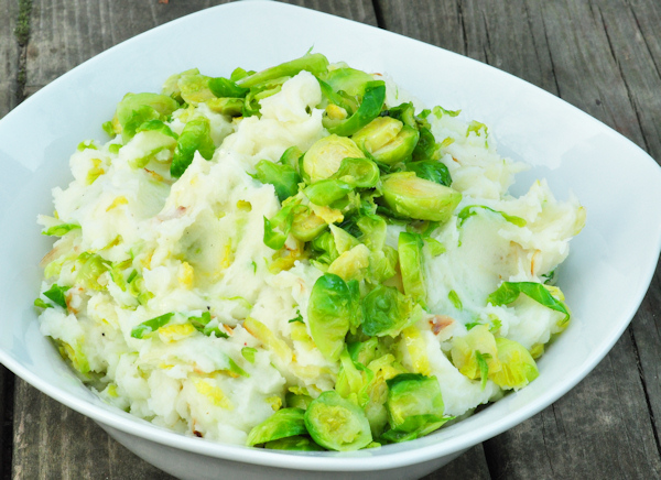 brussels sprout colcannon