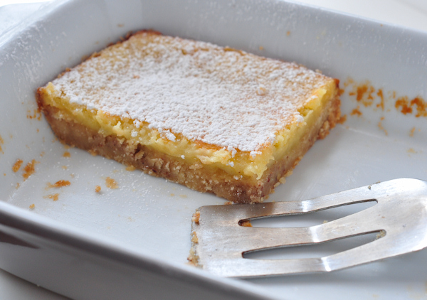 lemon gigner bars