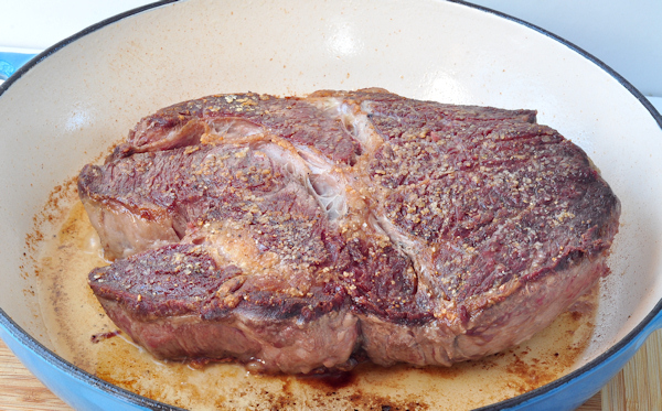 browned beef roast